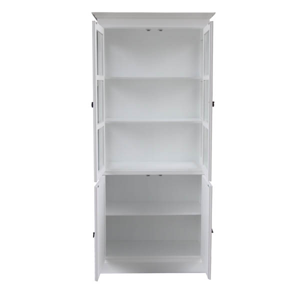 White Double-Door Cabinet